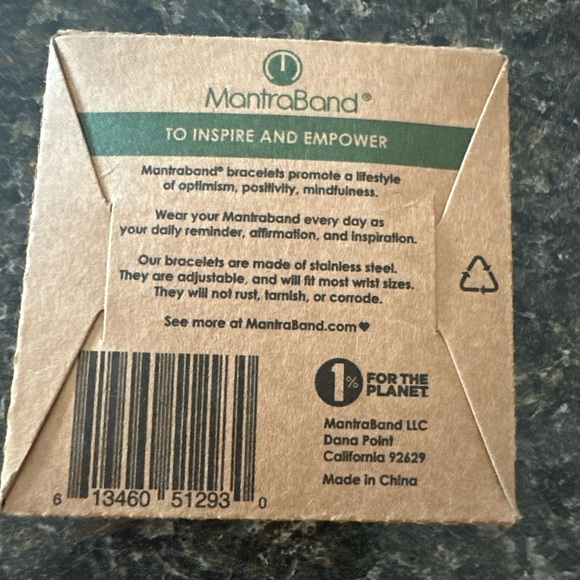 MantraBand Gold Tone Bracelet “You Are Loved” - Picture 3 of 3